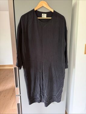 First Rite Washed Black Dress Size S